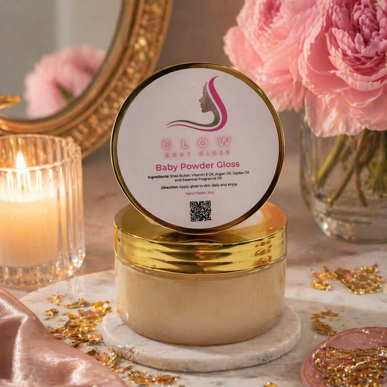 Baby Powder Exfoliating Body Scrub